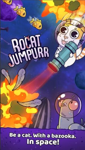 Gatti con Bazooka? In Rocat Jumpurr spari a tutto e tutti! Download iOS e Android