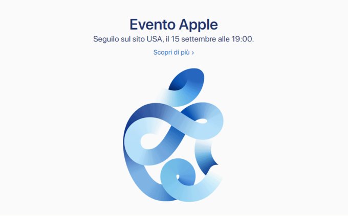 Evento Apple Keynote 15 settembre