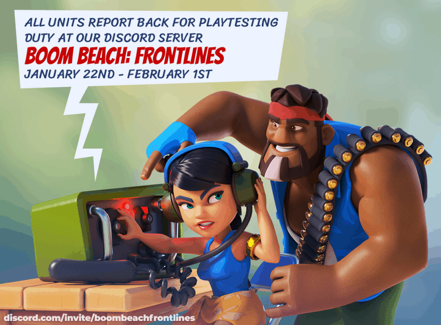 Boom Beach Frontlines avvia il terzo alpha-test e nuovi sneak peek.