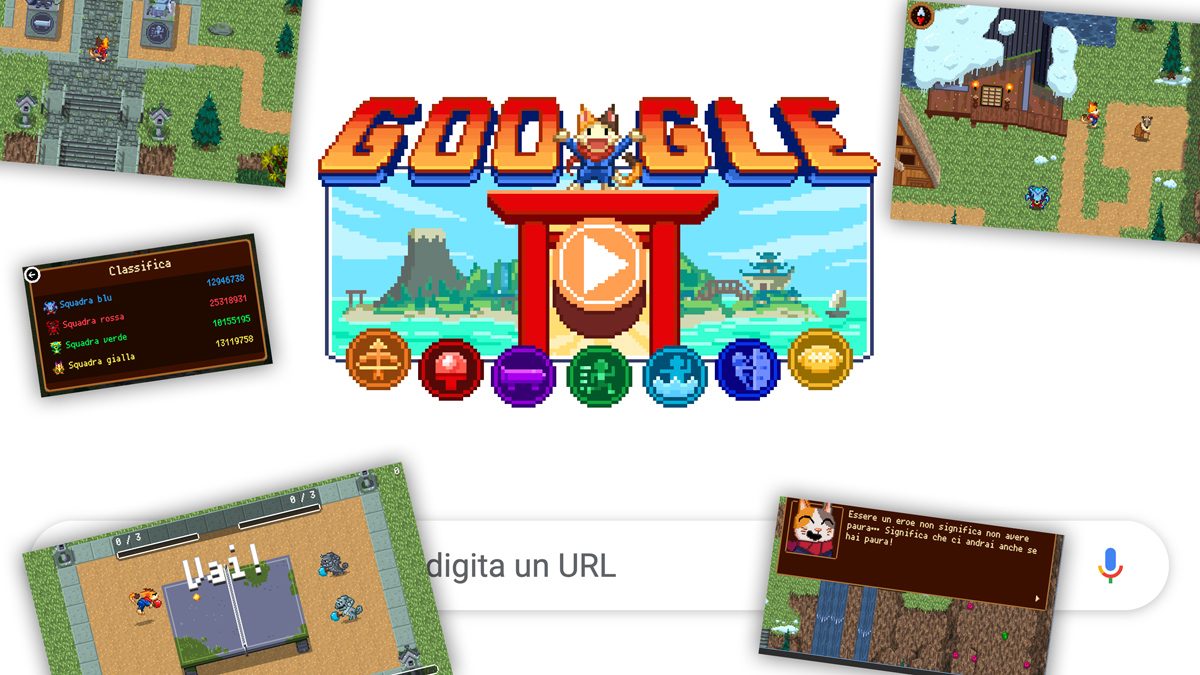 Google - L'ultimo doodle è un gioco di ruolo a tema Olimpiadi
