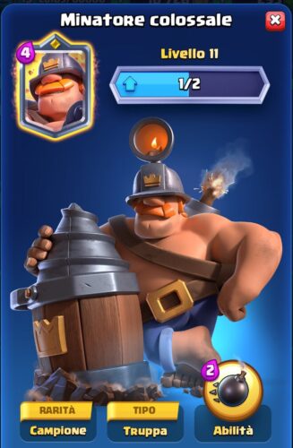 clash royale mighty miner 1