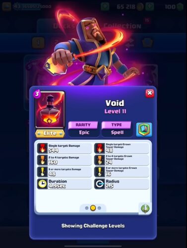 clash royale stagione 59 spell void